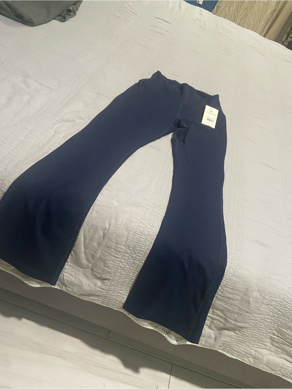 Tuckernuck women Navy Flared Leggings